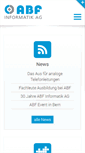 Mobile Screenshot of abf.ch