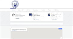 Desktop Screenshot of abf.org.br