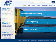 Tablet Screenshot of abf.net.au
